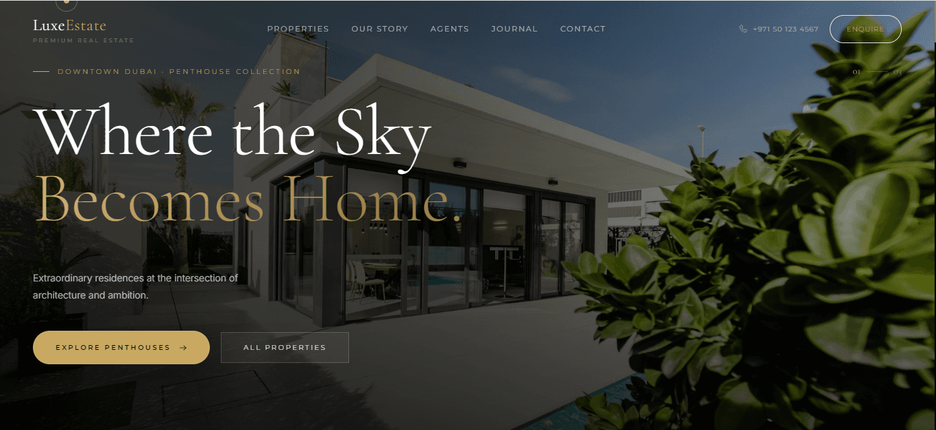 Real Estate Management Platform screenshot preview 1