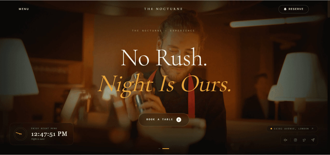 Restaurant Website Platform screenshot preview 1