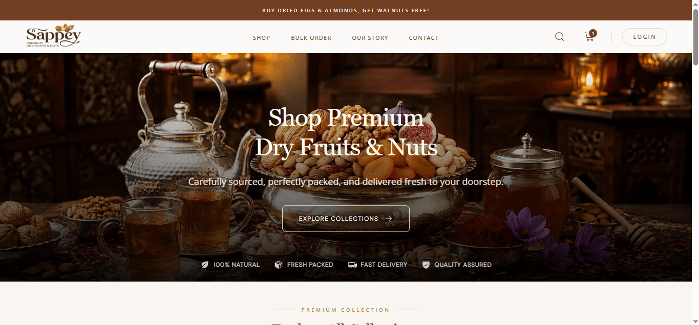 Sappey E-Commerce Platform screenshot preview 1